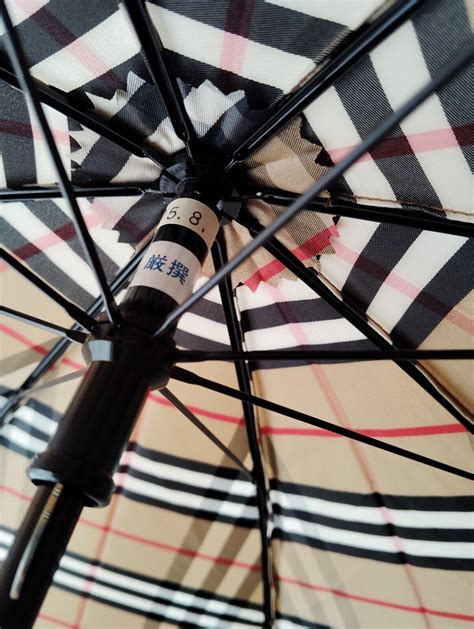 burberry folding umbrella|vintage burberry umbrella stand.